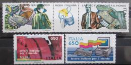 Poštové známky Taliansko 1986 Technologie Mi# 1984-87 Kat 10€