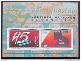 Poštová známka OSN Viedeò 1990 Výroèí OSN Mi# Block 5