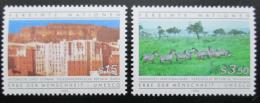 Poštové známky OSN Viedeò 1984 Svìtové dìdictví Mi# 41-42