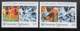 Poštové známky OSN Viedeò 1987 Boj proti drogám Mi# 71-72