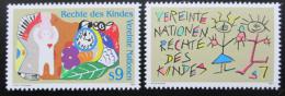 Poštové známky OSN Viedeò 1991 Práva dìtí Mi# 117-18