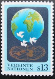 Poštová známka OSN Viedeò 1993 Holubice míru Mi# 149
