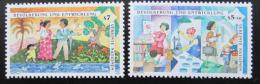 Poštovní známky OSN Vídeò 1994 Lidstvo a rozvoj Mi# 174-75