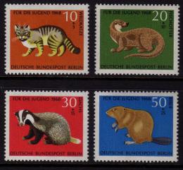 Poštové známky Západný Berlín 1968 Fauna Mi# 316-19