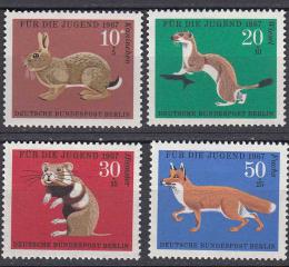 Poštové známky Západný Berlín 1967 Fauna Mi# 299-302