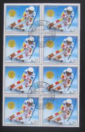 Poštové známky Paraguaj 1988 Franck Piccard, blok Mi# 4264 