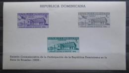 Poštové známky Dominikánská republika 1958 Svìtová výstava Mi# Block 20
