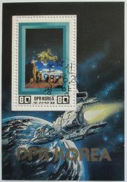 Poštová známka KLDR 1982 Prieskum vesmíru Mi# Block 120