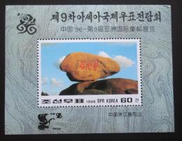 Potov znmka KLDR 1996 Vstava CHINA Mi# Block 347 - zvi obrzok