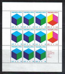 Poštové známky Holandsko 1970 Barevné kostky Mi# Block 9 Kat 12€