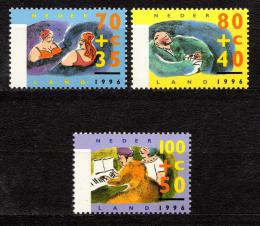 Poštové známky Holandsko 1996 Život seniorù Mi# 1571-73