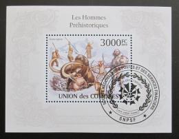 Poštová známka Komory 2009 Pravìk, praèlovìk Mi# Block 580 Kat 15€