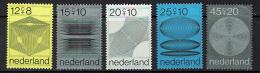 Poštové známky Holandsko 1970 Poèítaèová grafika Mi# 936-40 Kat 6€