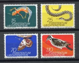 Poštové známky Lichtenštajnsko 1974 Fauna Mi# 609-12