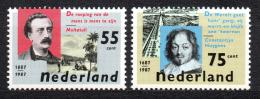 Poštové známky Holandsko 1987 Osobnosti Mi# 1313-14