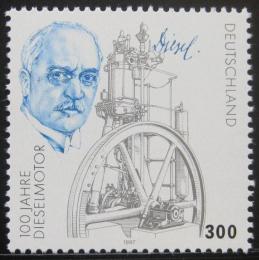 Poštová známka Nemecko 1997 Rudolf Diesel Mi# 1942 Kat 3.50€