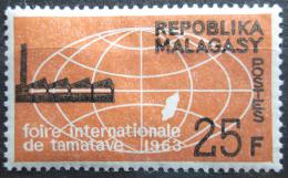 Poštová známka Madagaskar 1963 Mezinárodný ve¾trh Mi# 490