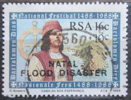 Poštová známka JAR 1988 Povodnì v Natalu Mi# 726