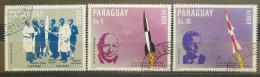 Poštovní známky Paraguay 1983 Prùzkum vesmíru Mi# 3604-06