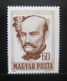 Poštová známka Maïarsko 1965 Ignaz Semmelweis Mi# 2163