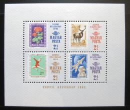 Poštové známky Maïarsko 1965 Den známek Mi# Block 51