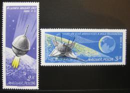 Poštové známky Maïarsko 1966 Prieskum vesmíru Mi# 2218-19