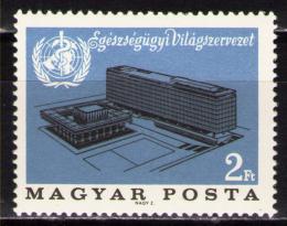 Poštová známka Maïarsko 1966 Ústøedí WHO Mi# 2237
