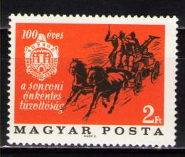 Poštová známka Maïarsko 1966 Hasièská brigáda Mi# 2254