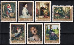 Poštové známky Maïarsko 1966 Umenie Mi# 2291-97