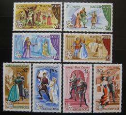 Poštové známky Maïarsko 1967 Scény z oper Mi# 2355-62