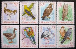 Poštové známky Maïarsko 1968 Vtáci Mi# 2398-2405