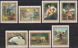 Poštové známky Maïarsko 1969 Umenie Mi# 2506-12