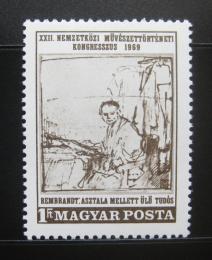 Poštová známka Maïarsko 1969 Umenie, Rembrandt Mi# 2536