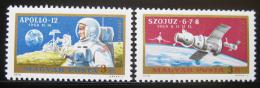 Poštové známky Maïarsko 1970 Prieskum vesmíru Mi# 2575-76