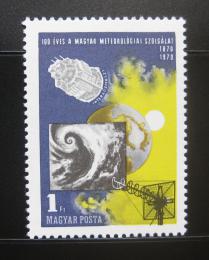 Poštová známka Maïarsko 1970 Meteorologické služby Mi# 2580