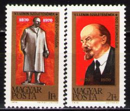Poštové známky Maïarsko 1970 V. I. Lenin Mi# 2581-82