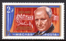 Poštová známka Maïarsko 1970 Franz Lehár, skladatel Mi# 2583