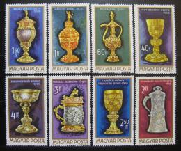 Poštové známky Maïarsko 1970 Zlaté umìlecké pøedmìty Mi# 2625-32