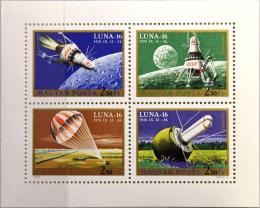 Poštové známky Maïarsko 1971 Prieskum vesmíru Mi# 2642-45