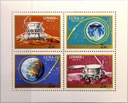 Poštové známky Maïarsko 1971 Prieskum vesmíru Mi# 2654-57