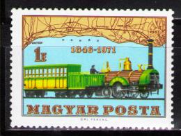 Poštová známka Maïarsko 1971 Lokomotíva Mi# 2682