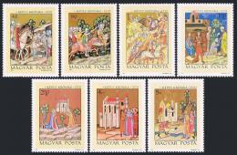 Poštové známky Maïarsko 1971 Miniatury Mi# 2711-17