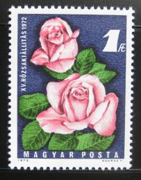 Poštová známka Maïarsko 1972 Výstava rùží Mi# 2768