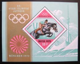 Poštovní známka Maïarsko 1972 LOH Mnichov Mi# Block 91