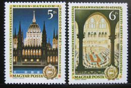 Poštové známky Maïarsko 1972 Parlament Mi# 2790-91