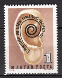Poštová známka Maïarsko 1972 Kongres audiologie Mi# 2811