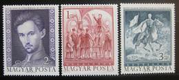 Poštové známky Maïarsko 1972 Sándor Petofi Mi# 2828-30