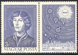 Poštové známky Maïarsko 1973 Mikoláš Kopernik Mi# 2845 