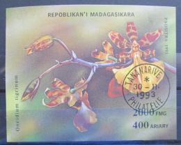 Potov znmka Madagaskar 1993 Orchidej Mi# Block 239