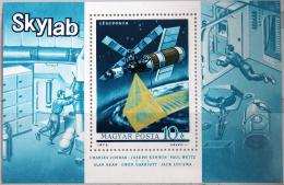 Poštová známka Maïarsko 1973 Vesmírná stanice Mi# Block 101
